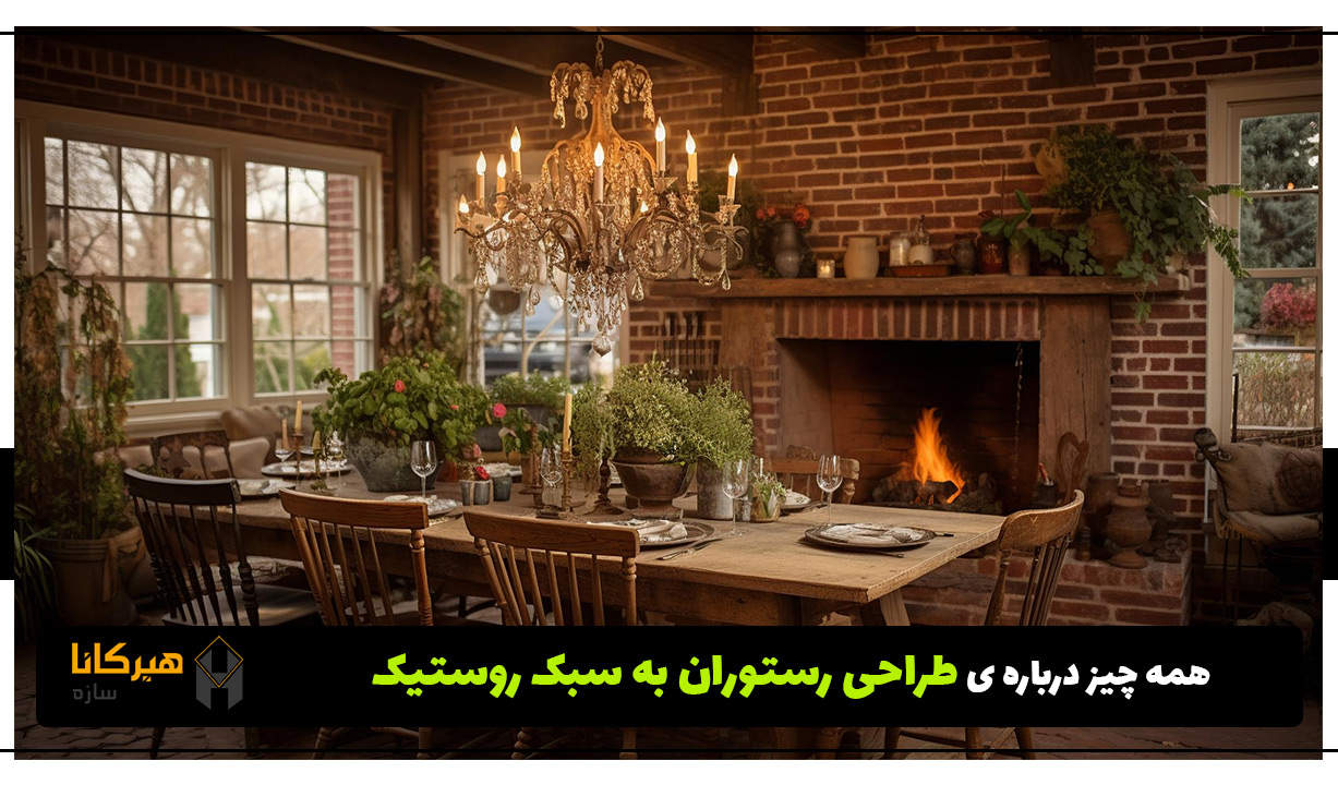 همه چیز درباره ی طراحی رستوران به سبک روستیک