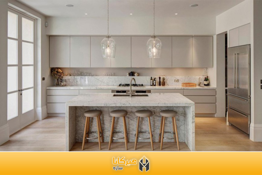 بهترین مکان برای جایگذاری جزیره آشپزخانه