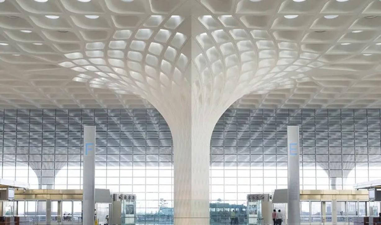 سقف وافل اجرا شده در بنا های جهانی