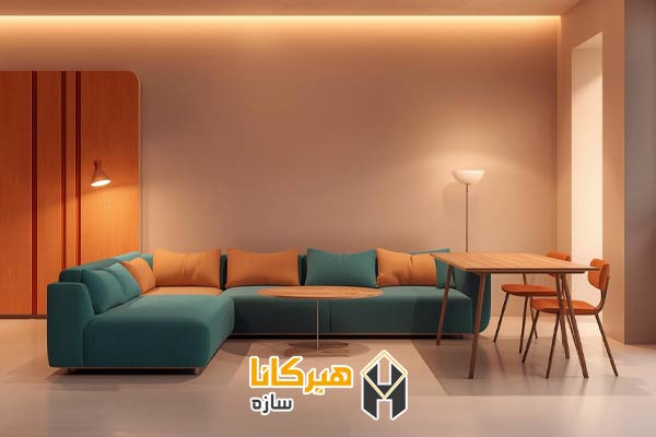 نورپردازی خلاقانه برای تفکیک مناطق مختلف خانه