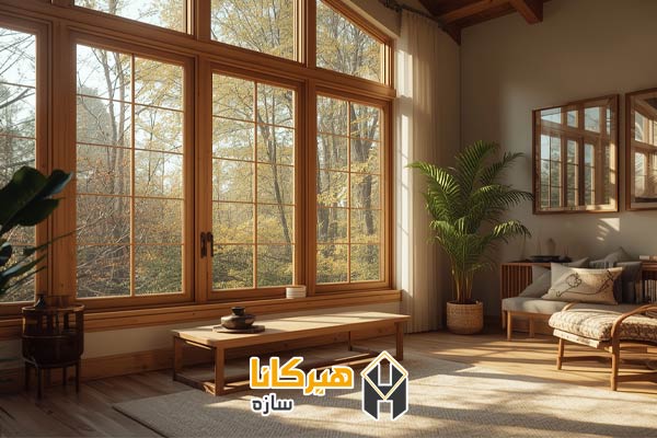 مزایای پنجره چوبی نسبت به PVC