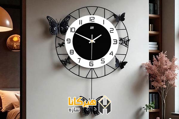 هماهنگی ساعت چوبی کلاسیک با دکور سنتی و لوکس