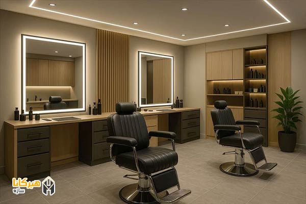 5 وکور مینیمال آرایشگاه مردانه