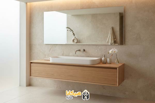 ۳. آینه بدون قاب برای سبک مینیمال