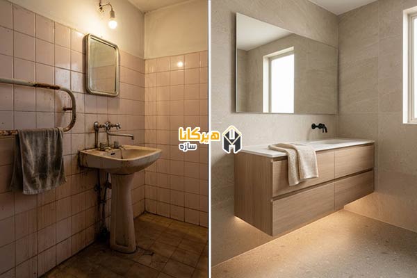 ۲۰. آینه مناسب بازسازی سرویس قدیمی